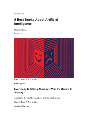 关于人工智能的 5 本最佳书籍
